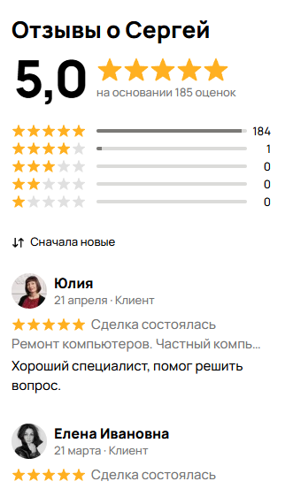 отзывы клиентов с авито